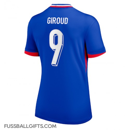 Frankreich Olivier Giroud #9 Fußballbekleidung Heimtrikot Damen EM 2024 Kurzarm